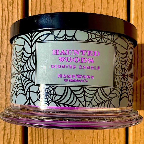 🆕“HAUNTED WOODS” HARRY SLATKIN HOMEWORX 4-WICK 18oz CANDLE NWT! - Picture 1 of 5